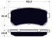 Porterfield Brake Pads for 2016 HYUNDAI Tuscon Fuel Cell FR SPORT