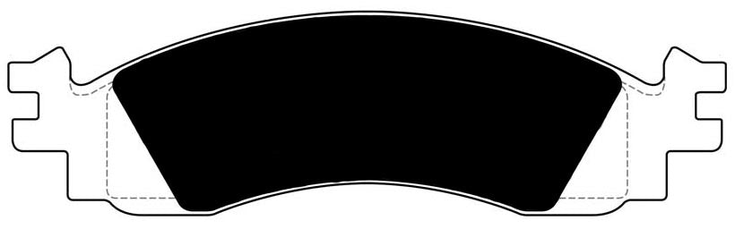 Porterfield Brake Pads for 2008 MERCURY MOUNTAINEER FR SPORT