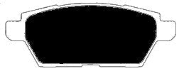 Porterfield Brake Pads for 2006 FORD FUSION FR SPORT
