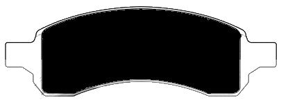 Porterfield Brake Pads for 2007 CHEVROLET TRAILBLAZER FR SPORT