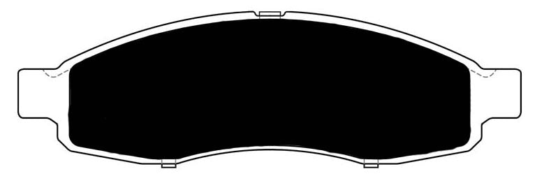Porterfield Brake Pads for 2005 NISSAN TITAN FR SPORT