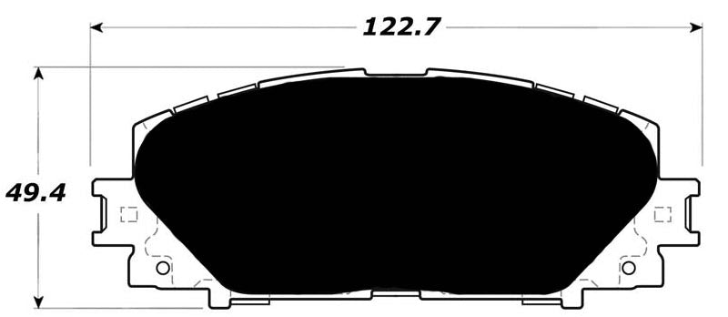 Porterfield Brake Pads for 2011 TOYOTA YARIS R/Drums FR SPORT