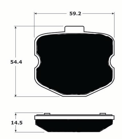 Porterfield Brake Pads for 2006 CHEVROLET CORVETTE Z06 FR SPORT