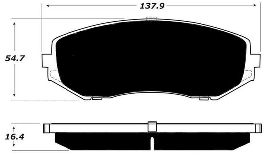 Porterfield Brake Pads for 2013 SUZUKI GRAND VITARA FR SPORT