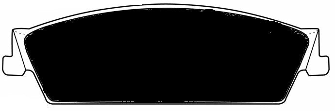 Porterfield Brake Pads for 2014 GMC YUKON 2WD FR SPORT