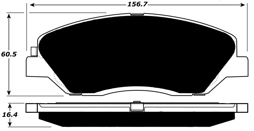 Porterfield Brake Pads for 2009 KIA SEDONA FR SPORT