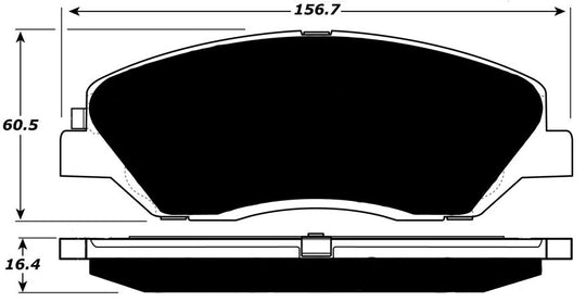 Porterfield Brake Pads for 2015 HYUNDAI SANTA FE V6 2WD FR SPORT