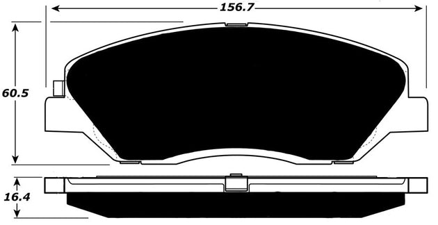 Porterfield Brake Pads for 2015 HYUNDAI SANTA FE V6 2WD FR SPORT