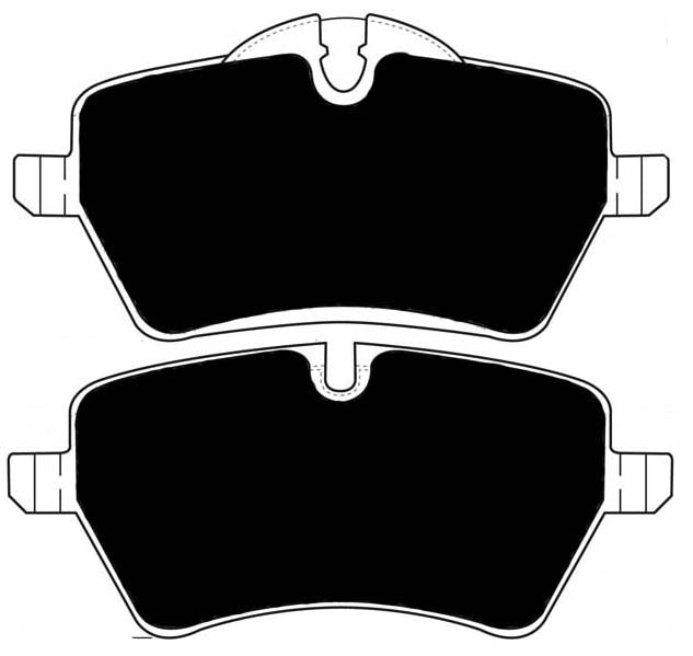 Porterfield Brake Pads for 2012 MINI Countryman FR SPORT
