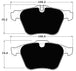 Porterfield Brake Pads for 2015 VOLVO S80 AWD 316mm Front DISC FR SPORT