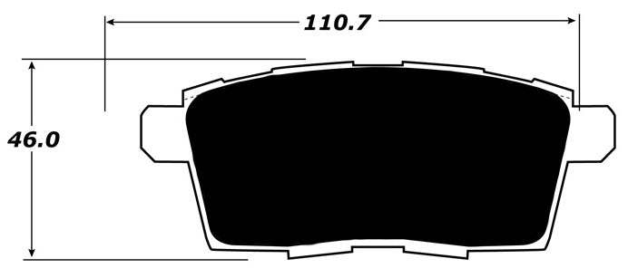 Porterfield Brake Pads for 2009 MAZDA CX-9 FR SPORT