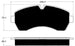 Porterfield Brake Pads for 2013 FREIGHTLINER SPRINTER 3500 FR SPORT