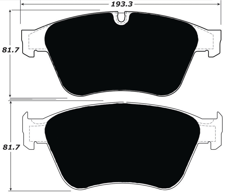 Porterfield Brake Pads for 2010 MERCEDES-BENZ ML63 AMG FR SPORT