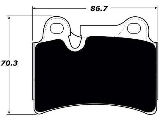Porterfield Brake Pads for 2008 VOLKSWAGEN TOUAREG 2 V6 3.6L w/330mm Front Discs FR SPORT