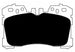 Porterfield Brake Pads for 2008 LEXUS LS 600h L FR SPORT