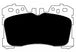Porterfield Brake Pads for 2013 LEXUS LS 460 L FR SPORT