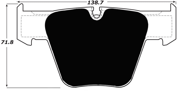 Porterfield Brake Pads for 2009 MERCEDES-BENZ CL63 AMG FR SPORT