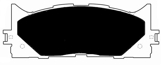 Porterfield Brake Pads for 2016 LEXUS ES 350 FR SPORT