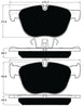 Porterfield Brake Pads for 2008 BMW X5 xDrive48i FR SPORT