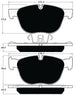 Porterfield Brake Pads for 2016 BMW X5 Sdrive 35i FR SPORT
