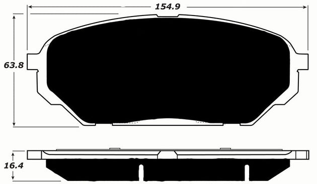 Porterfield Brake Pads for 2009 HYUNDAI VERACRUZ FR SPORT
