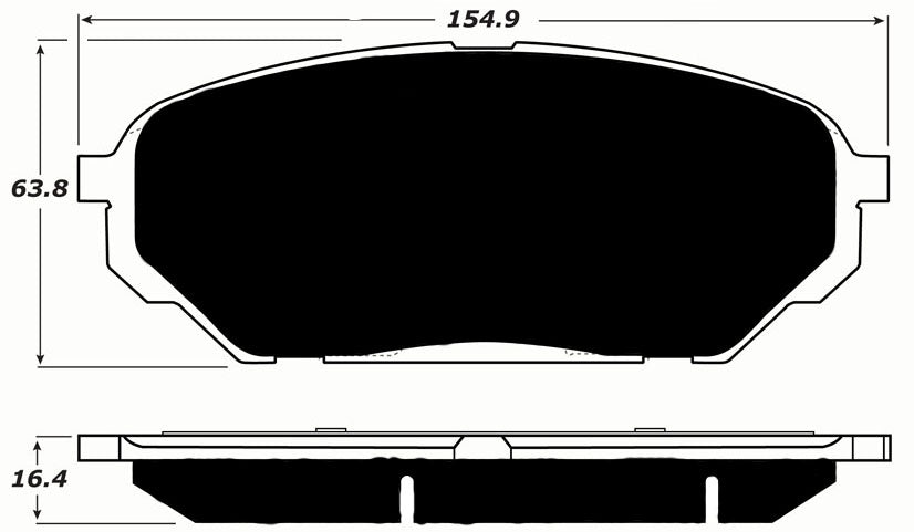 Porterfield Brake Pads for 2011 HYUNDAI VERACRUZ FR SPORT