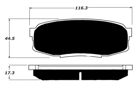 Porterfield Brake Pads for 2015 TOYOTA TUNDRA FR SPORT