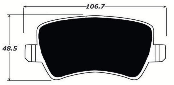 Porterfield Brake Pads for 2011 VOLVO S80 Awd 315mm Front Disc FR SPORT