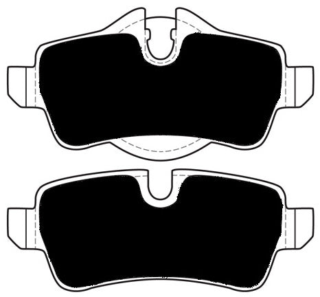 Porterfield Brake Pads for 2009 MINI Cooper w/JCW 294mm FD FR SPORT