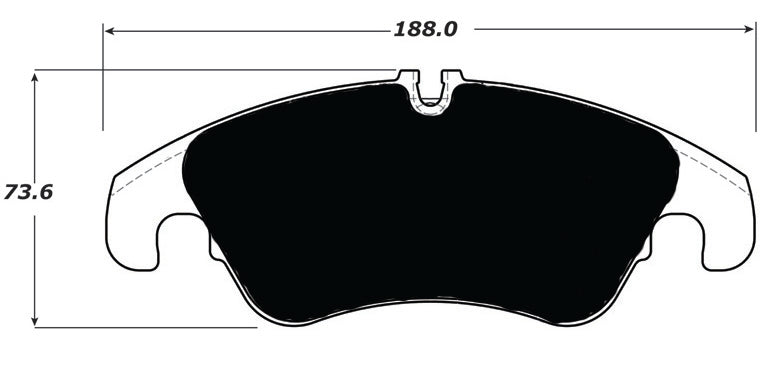 Porterfield Brake Pads for 2017 AUDI A6 - 2.0T w/TWR Caliper FR SPORT