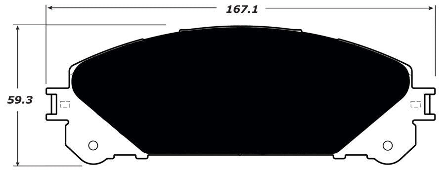 Porterfield Brake Pads for 2015 TOYOTA HIGHLANDER FR SPORT