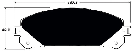 Porterfield Brake Pads for 2015 TOYOTA SIENNA FR SPORT