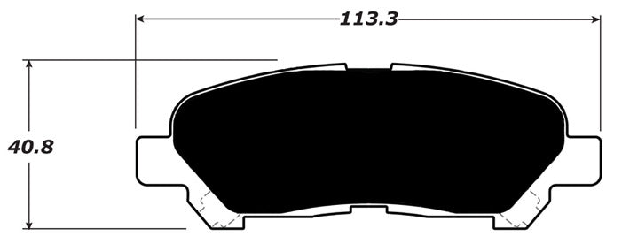 Porterfield Brake Pads for 2012 TOYOTA HIGHLANDER FR SPORT