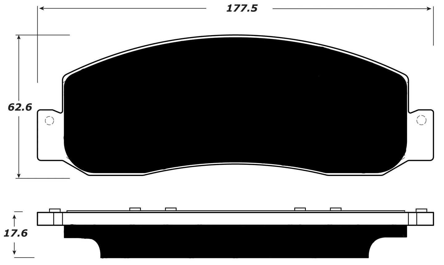 Porterfield Brake Pads for 2012 FORD F350 1 Ton 4WD SRW FR SPORT