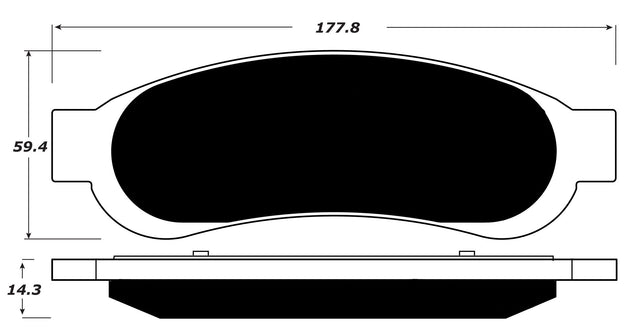 Porterfield Brake Pads for 2012 FORD F450 Superduty Pickup FR SPORT