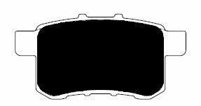 Porterfield Brake Pads for 2009 HONDA ACCORD Coupe 4 Cyl EX FR SPORT