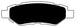 Porterfield Brake Pads for 2016 CADILLAC SRX FR SPORT