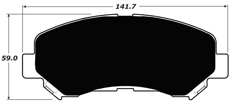 Porterfield Brake Pads for 2011 NISSAN ROGUE FR SPORT