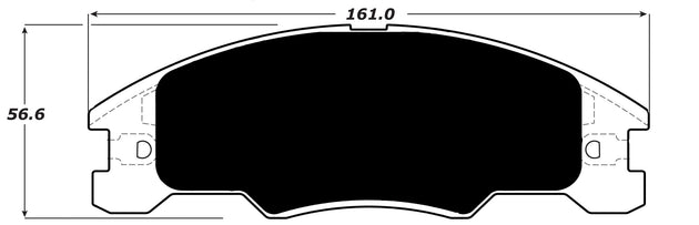 Porterfield Brake Pads for 2010 FORD FOCUS FR SPORT