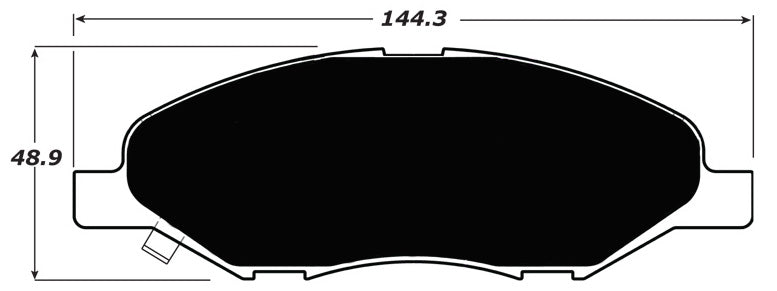Porterfield Brake Pads for 2011 NISSAN VERSA 1.6L FR SPORT