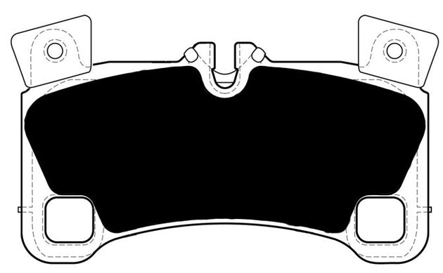 Porterfield Brake Pads for 2008 PORSCHE CAYENNE w/368mm Front Rotor FR SPORT