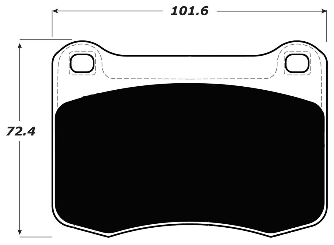 Porterfield Brake Pads for 2011 LEXUS IS F FR SPORT