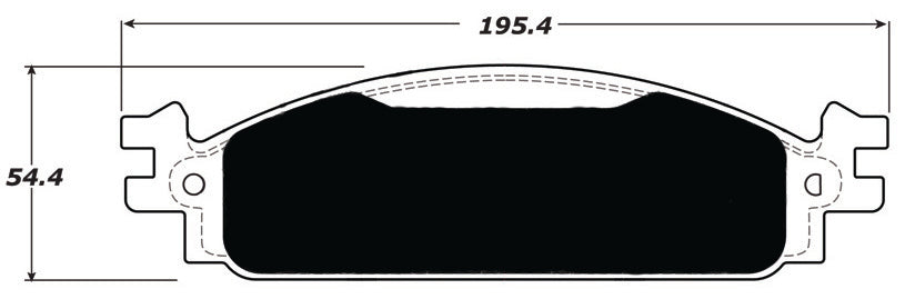 Porterfield Brake Pads for 2009 LINCOLN MKS FR SPORT