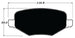Porterfield Brake Pads for 2018 LINCOLN MKT w/ Rear Solid Disc FR SPORT