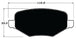 Porterfield Brake Pads for 2018 LINCOLN MKT w/ Rear Solid Disc FR SPORT