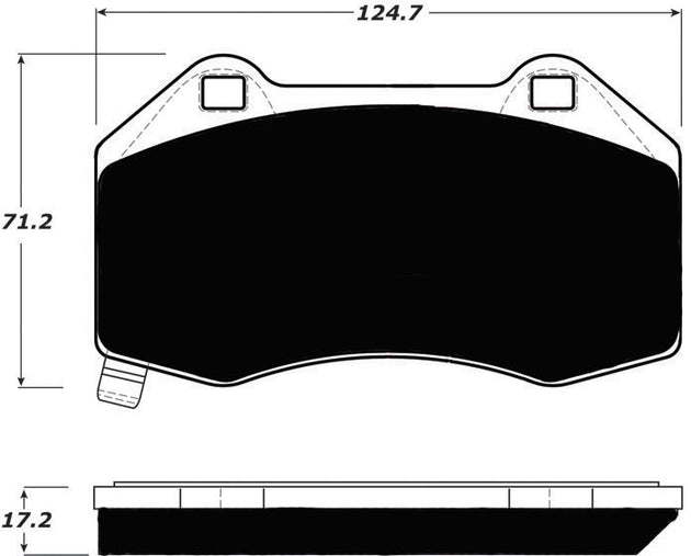 Porterfield Brake Pads for 2009 CHEVROLET COBALT  SS Brembo Front Calipers FR SPORT