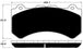 Porterfield Brake Pads for 2015 NISSAN GTR FR SPORT