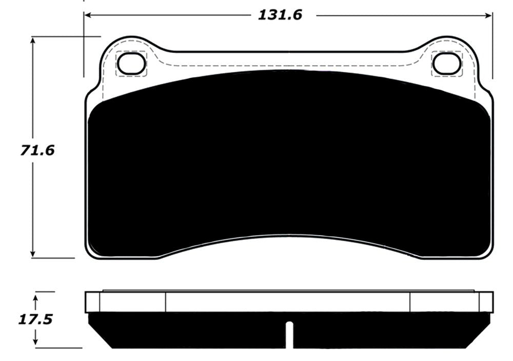 Porterfield Brake Pads for 2009 NISSAN GTR FR SPORT