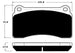 Porterfield Brake Pads for 2015 NISSAN GTR FR SPORT