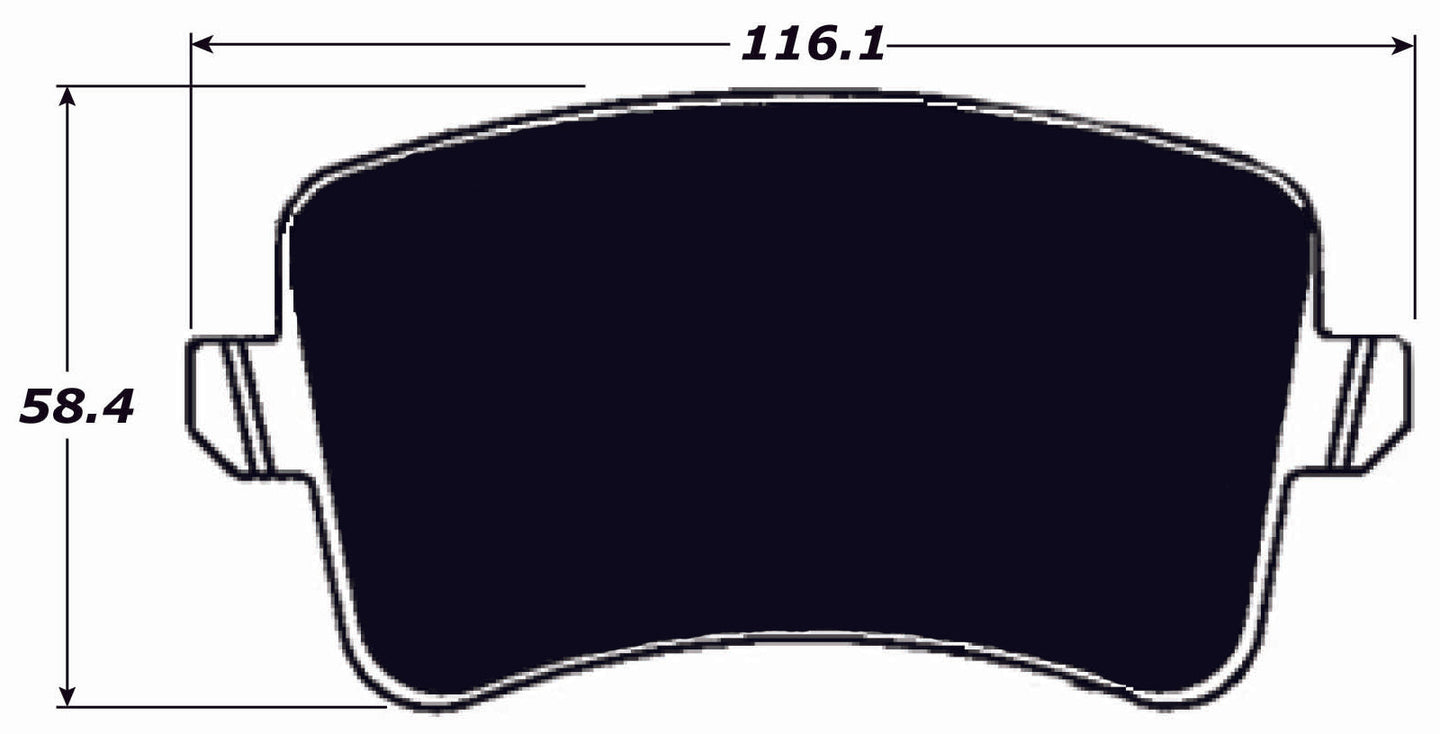 Porterfield Brake Pads for 2016 AUDI S4 FR SPORT